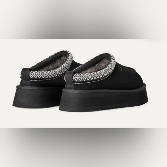 US 7-NEW UGG Women's Tazz II Sheepskin Genuine Shearling Lined Platform Slipper - Picture 5 of 16